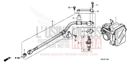 CORPS DE PAPILLON FES125AB de 2011